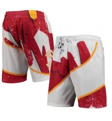 Atlanta NBA Red White Shorts