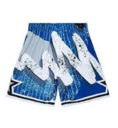 Men Magic Blue White Mix Color NBA Shorts