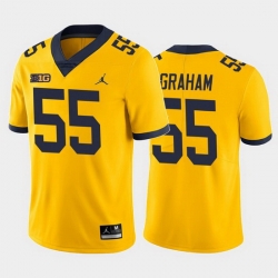 Michigan Wolverines Brandon Graham Yellow Alternate Men'S Jersey