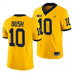 Michigan Wolverines Devin Bush Maize Nfl Alumni Men Jersey