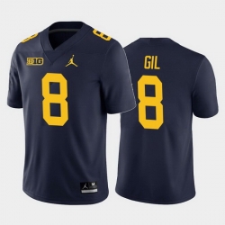 Michigan Wolverines Devin Gil Navy Home Men'S Jersey