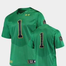 Men Notre Dame Fighting Irish 1 Kelly Green College Football Premier Jersey