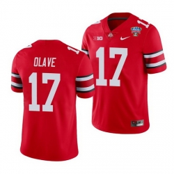 Ohio State Buckeyes Chris Olave Scarlet 2021 Sugar Bowl College Football Jersey