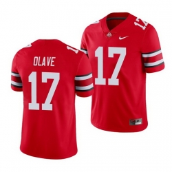 Ohio State Buckeyes Chris Olave Scarlet College Football Men'S Jersey