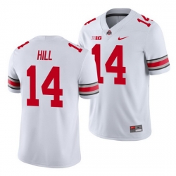 Ohio State Buckeyes K.J. Hill White College Football Men'S Jersey