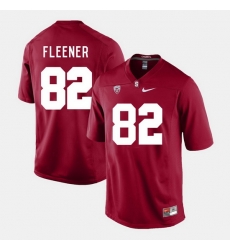 Men Stanford Cardinal Coby Fleener College Football Cardinal Jersey