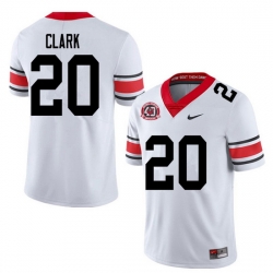 2020 Men #20 Sevaughn Clark Georgia Bulldogs 1980 National Champions 40th Anniversary College Footba