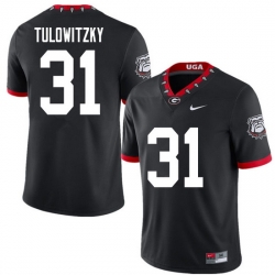 2020 Men #31 Reid Tulowitzky Georgia Bulldogs Mascot 100th Anniversary College Football Jerseys Sale