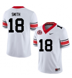 Men #18 C.J. Smith Georgia Bulldogs College Football Jerseys Sale-40th Anniversary