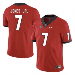 Men #7 Marvin Jones Jr. Georgia Bulldogs College Football Jerseys Sale-Red