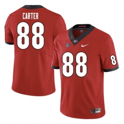 Men #88 Jalen Carter Georgia Bulldogs College Football Jerseys Sale-Red