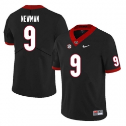 Men #9 Jamie Newman Georgia Bulldogs College Football Jerseys Sale-Black