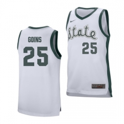 Michigan State Spartans Kenny Goins White Replica Men'S Jersey