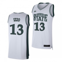 Michigan State Spartans Steven Izzo White Retro Limited Men'S Jersey