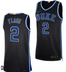 Men Duke Black Devils Cooper Flagg #2 Blue Stitched NCAA Jersey