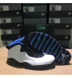 Air Jordan 10 Retro Men 2019 White Blue