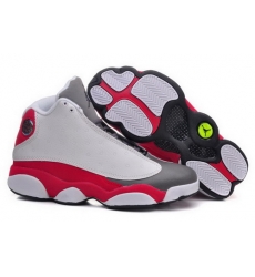 Air Jordan 13 Shoes 2014 Mens White Red Grey