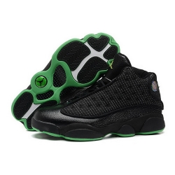 Air Jordan 13 Shoes 2015 Mens Mesh Black Green