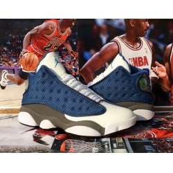 Nike Air Jordan 13 Retro OS Blue White Men Shoes