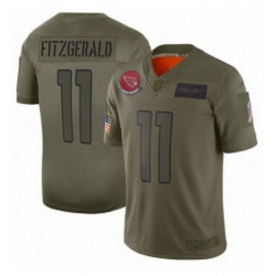 Men Arizona Cardinals 11 Larry Fitzgerald Limited Camo 2019 Salute to Service Football Jersey