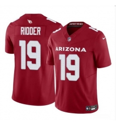 Men Arizona Cardinals 19 Desmond Ridder Red 2024 F U S E  Vapor Untouchable Limited Stitched Football Jersey
