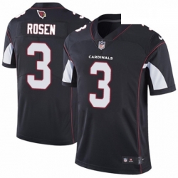 Men Nike Arizona Cardinals 3 Josh Rosen Black Alternate Vapor Untouchable Limited Player NFL Jersey