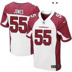 Men Nike Arizona Cardinals 55 Chandler Jones Elite White NFL Jersey