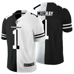 Nike Cardinals 1 Kyler Murray Black And White Split Vapor Untouchable Limited Jersey