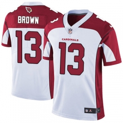 Nike Cardinals #13 Jaron Brown White Mens Stitched NFL Vapor Untouchable Limited Jersey