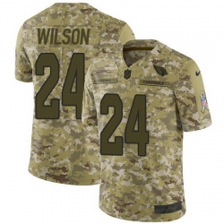 Nike Cardinals #24 Adrian Wilson Camo Mens Stitched NFL Limited 2018 Salute to Service Jersey