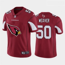 Nike Cardinals 50 Evan Weaver Red Team Big Logo Vapor Untouchable Limited Jersey