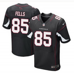 Nike Cardinals #85 Darren Fells Black Alternate Mens Stitched NFL Elite Jersey