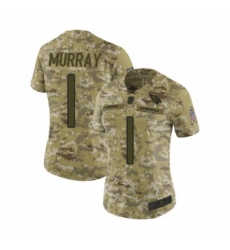 Women Arizona Cardinals #1 Kyler Murray Limited Camo 2018 Salute to Service NFL Jersey