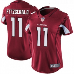 Womens Nike Arizona Cardinals 11 Larry Fitzgerald Elite Red Team Color NFL Jersey