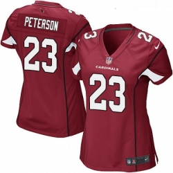 Womens Nike Arizona Cardinals 23 Adrian Peterson Game Red Team Color NFL Jersey