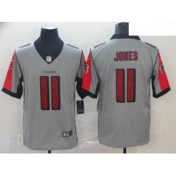 Falcons 11 Julio Jones Gray Inverted Legend Limited Jersey