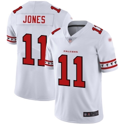 Falcons 11 Julio Jones White Mens Stitched Football Limited Team Logo Fashion Jersey