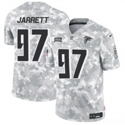 Men Atlanta Falcons 97 Grady Jarrett 2024 F U S E Arctic Camo Salute To Service Limited Stitched Football Jersey