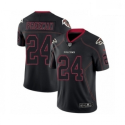 Men Nike Atlanta Falcons 24 Devonta Freeman Limited Lights Out Black Rush NFL Jersey