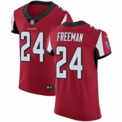 Men Nike Atlanta Falcons 24 Devonta Freeman Red Team Color Vapor Untouchable Elite Player NFL Jersey