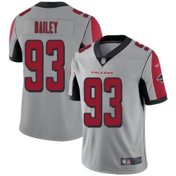 Nike Atlanta Falcons 93 Allen Bailey Silver Men Stitched NFL Limited Inverted Legend Jersey