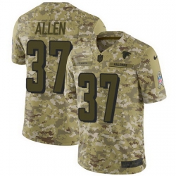 Nike Falcons #37 Ricardo Allen Camo Mens Stitched NFL Limited 2018 Salute To Service Jersey