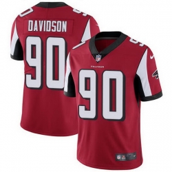 Nike Falcons 90 Marlon Davidson Red Team Color Men Stitched NFL Vapor Untouchable Limited Jersey