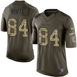 Nike Falcons #84 Roddy White Green Youth Stitched NFL Limited Salute to Service Jersey