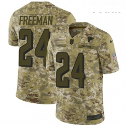 Youth Nike Atlanta Falcons 24 Devonta Freeman Limited Camo 2018 Salute to Service NFL Jersey