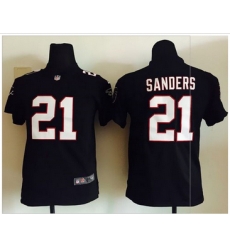 Youth Nike Falcons #21 Deion Sanders Black Alternate Stitched NFL Elite Jersey