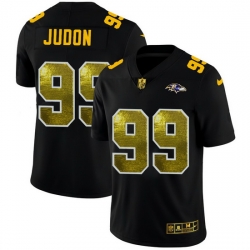 Baltimore Ravens 99 Matthew Judon Men Black Nike Golden Sequin Vapor Limited NFL Jersey