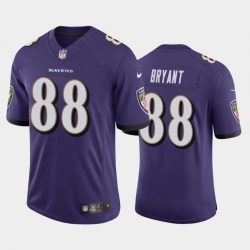 Men Baltimore Ravens Dez Bryant Purple Vapor Untouchable Limited Jersey