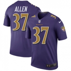 Men Nike Javorius Allen Baltimore Ravens Legend Purple Color Rush Jersey