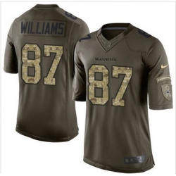 Nike Baltimore Ravens #87 Maxx Williams GreenI Men 27s Stitched NFL Limited Salute to Service Jersey